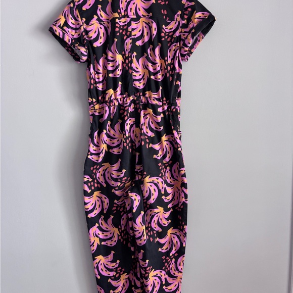 MIXED by Nasrin Pink Nana Jumpsuit, medium, 97 % cotton, 3 % stretch spandex - Picture 3 of 10